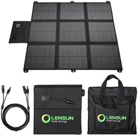 img 4 attached to 🌞 LENSUN 200W ETFE Foldable Solar Blanket Panel Charge: Efficient Power Generator for Goal Zero Station