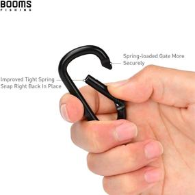 img 1 attached to Versatile and Reliable: Booms Fishing CC2 Multi-Use Carabiner Clips