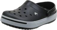 crocs black clogs m7w9 11989 060 men's shoes for mules & clogs logo