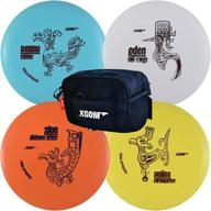 🥏 x-com beginner disc golf set – 4 discs with carrying bag, perfect for beginners логотип