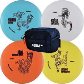 img 4 attached to 🥏 X-COM Beginner Disc Golf Set – 4 Discs with Carrying Bag, Perfect for Beginners