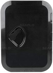 img 1 attached to 🚤 SEAFLO Marine Deck Access Hatch & Lid - (14.75" x 10.6") (Black) - Durable and Reliable Access Solution for Boating Enthusiasts