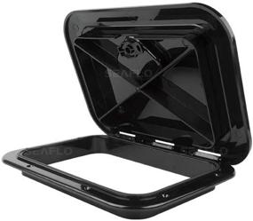 img 2 attached to 🚤 SEAFLO Marine Deck Access Hatch & Lid - (14.75" x 10.6") (Black) - Durable and Reliable Access Solution for Boating Enthusiasts