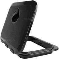 🚤 seaflo marine deck access hatch & lid - (14.75" x 10.6") (black) - durable and reliable access solution for boating enthusiasts логотип
