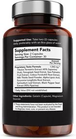 img 1 attached to Testosterone Booster Men Supplement Performance Sports Nutrition for Testosterone Boosters