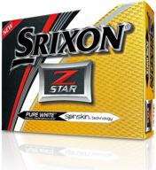 srixon z-star white golf balls - 12-pack логотип
