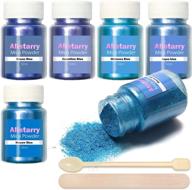 allstarry mica powder pigment - 🎨 vibrant 5 colors for stunning crafts and cosmetics! logo