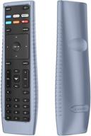 fintie remote case for vizio xrt136 smart tv remote, casebot cloudy blue silicone cover for vizio xrt136 lcd led tv remote controller - lightweight, anti-slip, shockproof logo