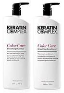 🧴 keratin complex color care shampoo and conditioner liter duo with smoothing therapy logo