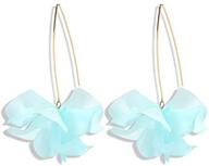 acrylic flower earrings bohemian jewelry logo