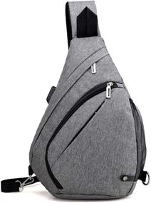 img 3 attached to 🎒 Hwayslon Crossbody Daypack Backpacks with Built-in Adjustable Straps