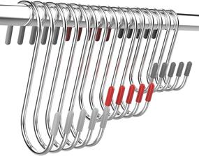 img 4 attached to Stainless Steel Hanging Wardrobe Bathroom Organizer by NewFamily