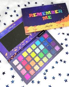 img 3 attached to Amor Us Remember Me 32-Pigment Brights Pressed Eyeshadow Palette