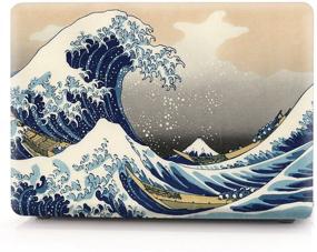 img 2 attached to 🌊 HRH 2 in 1 Sea Waves Laptop Body Shell Protective Hard Case Cover and Silicone Keyboard Cover for MacBook Air 11 inch - Aesthetic Protection in matching design (Models: A1370 and A1465)