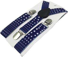 img 2 attached to 👦 Adjustable Elastic Suspenders for Girls and Boys - Essential Children's Accessories
