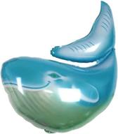 🐋 whale design balloon: perfect for wedding, birthday & anniversary decor - 2 pcs by uxcell логотип