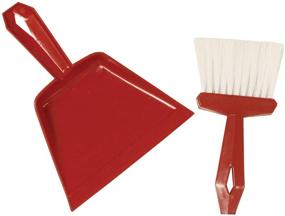 img 1 attached to S. M. Arnold Dust Pan and Whisk Broom Set: Premium Cleaning Supplies for Efficient Cleaning