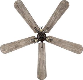 img 1 attached to 🌬️ Minka-Aire F852L-HBZ Alva 56" Ceiling Fan - Integrated LED Light & DC Motor - Heirloom Bronze Finish