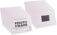 clear acrylic photo frame magnet set - 6x4 picture frame sleeves for refrigerator (10 pack) logo