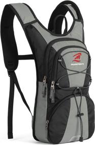 img 4 attached to SHARKMOUTH FLYHIKER Hydration Backpack: Lightweight and Comfortable for Short Day Hikes, Day Trips, and Trails - Includes 2.5L BPA Free Water Bladder