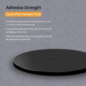 img 1 attached to 🚗 Enhance Car Mount Stability with iOttie Adhesive Dashboard Pad for Car Mounts