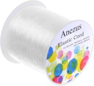 💍 0.7mm elastic bracelet string: anezus elastic cord for bracelets, jewelry making, beads logo