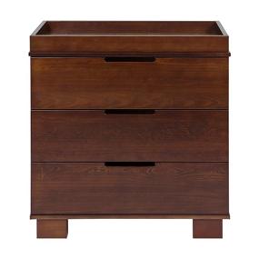 img 2 attached to 🍼 Babyletto Modo 3-Drawer Changer Dresser: Espresso with Changing Tray, Greenguard Gold Certified