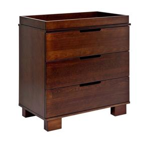 img 4 attached to 🍼 Babyletto Modo 3-Drawer Changer Dresser: Espresso with Changing Tray, Greenguard Gold Certified