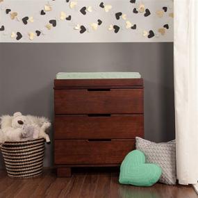 img 3 attached to 🍼 Babyletto Modo 3-Drawer Changer Dresser: Espresso with Changing Tray, Greenguard Gold Certified