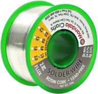 mandala crafts sn99 ag0.3 cu0.7 1mm lead free 🔌 solder wire with 2% flux - rosin core for efficient soldering logo