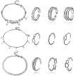 coloyan anklets layered bracelets adjustable women's jewelry logo