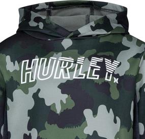 img 1 attached to 👕 Hurley Pullover Hoodie - Heather Medium: Stylish Boys' Clothing for Fashionable Hoodies & Sweatshirts