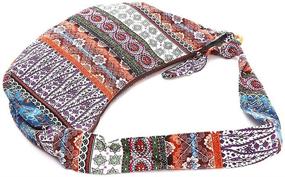 img 3 attached to 👜 Stylish Thai Hobo Crossbody Bag: Your Ultimate Boho Bohemian Purse