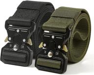 👖 durable release buckle tactical belts for military men – essential accessories logo