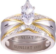 sunliat engagement sterling simulated anniversary women's jewelry for wedding & engagement logo