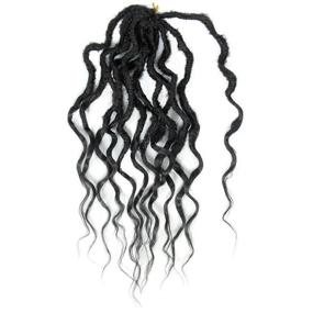 img 4 attached to Goddess Crochet Dreadlocks Synthetic 16INCH