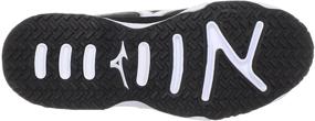 img 1 attached to 👟 Mizuno Men's Athletic Trainer Shoes - Black/White Color