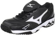 👟 mizuno men's athletic trainer shoes - black/white color логотип