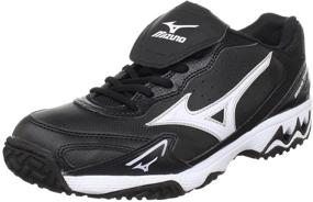 img 4 attached to 👟 Mizuno Men's Athletic Trainer Shoes - Black/White Color