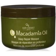 revitalizing your hair: hair chemist macadamia oil deep repair masque (8 oz) logo