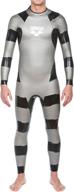 🏊 arena men's sams triathlon wetsuit: full sleeve shark deterrent neoprene for open water swimming- ironman and usat approved logo