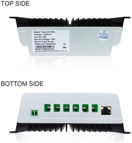 img 2 attached to Контроллер заряда EPEVER MPPT 30A 12V/24V для автоматического режима, максимальное напряжение на ПВ панели 100V, зарядный генератор с общим отрицательным заземлением, регулятор солнечной батареи с ЖК-дисплеем для гелевых, AGM, накрытых и запечатанных литиевых батарей (30A MPPT): эффективное управление зарядом солнечной панели для различных типов батарей.