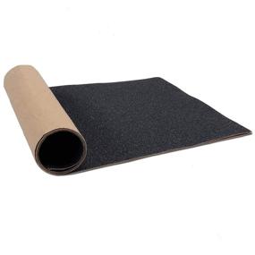 img 4 attached to 🔧 ZUEXT 11x44 Grip Tape Sheet: Bubble-Free, Waterproof Black Scooter Griptape for Skateboards, Longboards, Rollerboards, and More!