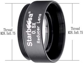 img 2 attached to Enhance Your Telescope Experience with the Starboosa Multi-Coated 0.5X Telescope Focal Reducer for 1.25 Inch Eyepieces