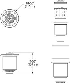 img 1 attached to Elkay LKDD Deep Stainer Basket