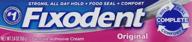 💪 усиленный крем для крепления зубных протезов fixodent complete original - 2,4 унций логотип