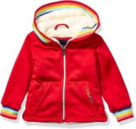 🌈 limited too girls' rainbow rib hoodie: burst of colors for trendy tweens! логотип