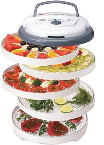 img 2 attached to Nesco FD-75A Snackmaster Pro: The Ultimate Dehydrator for Flavorful Snacks, Fruit, and Beef Jerky | Gray Color