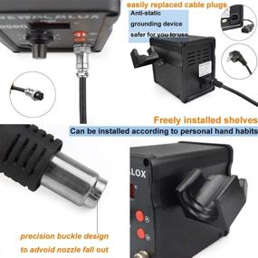 img 1 attached to Station Soldering Airflow Adjustable Desoldering