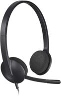 logitech h340 usb stereo headset - compatible with windows and mac logo